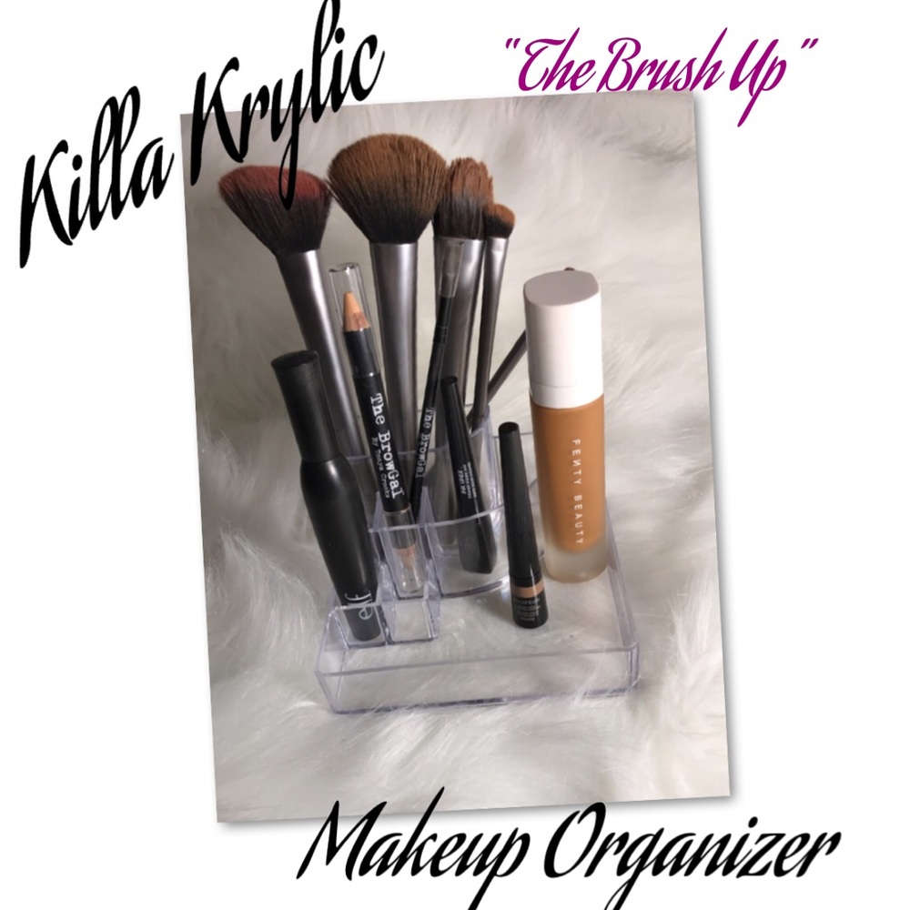 Killa Krylic Acrylic Brush Makeup Organizer BOGO